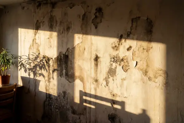 Feuchte Wand nach Wasserschaden